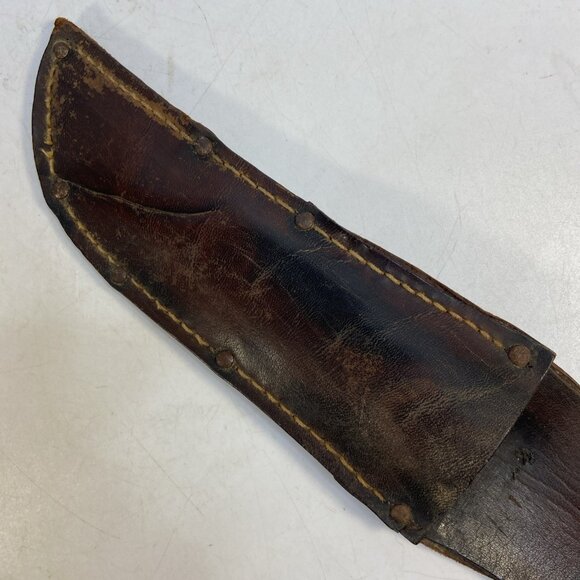 Vintage WWII Cattaraugus 225Q Quartermaster Fighting Knife Original With Sheath - Picture 11 of 13